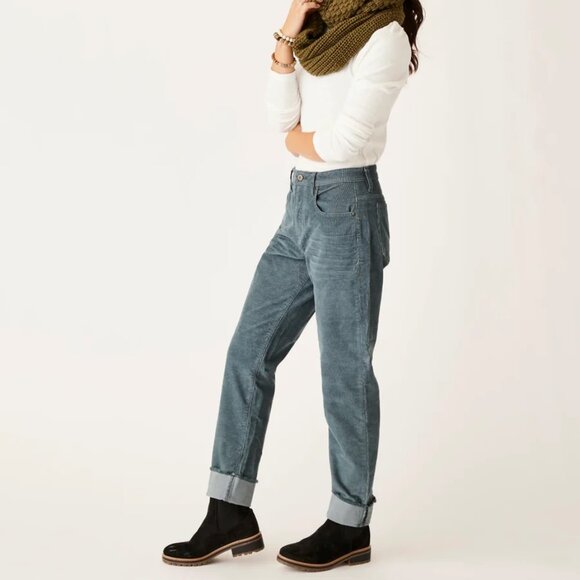 CARVE DESIGNS Title Nine Dogtown Carson Cord Boyfriend Pant Sz 0 ~ NEW! - Picture 1 of 6